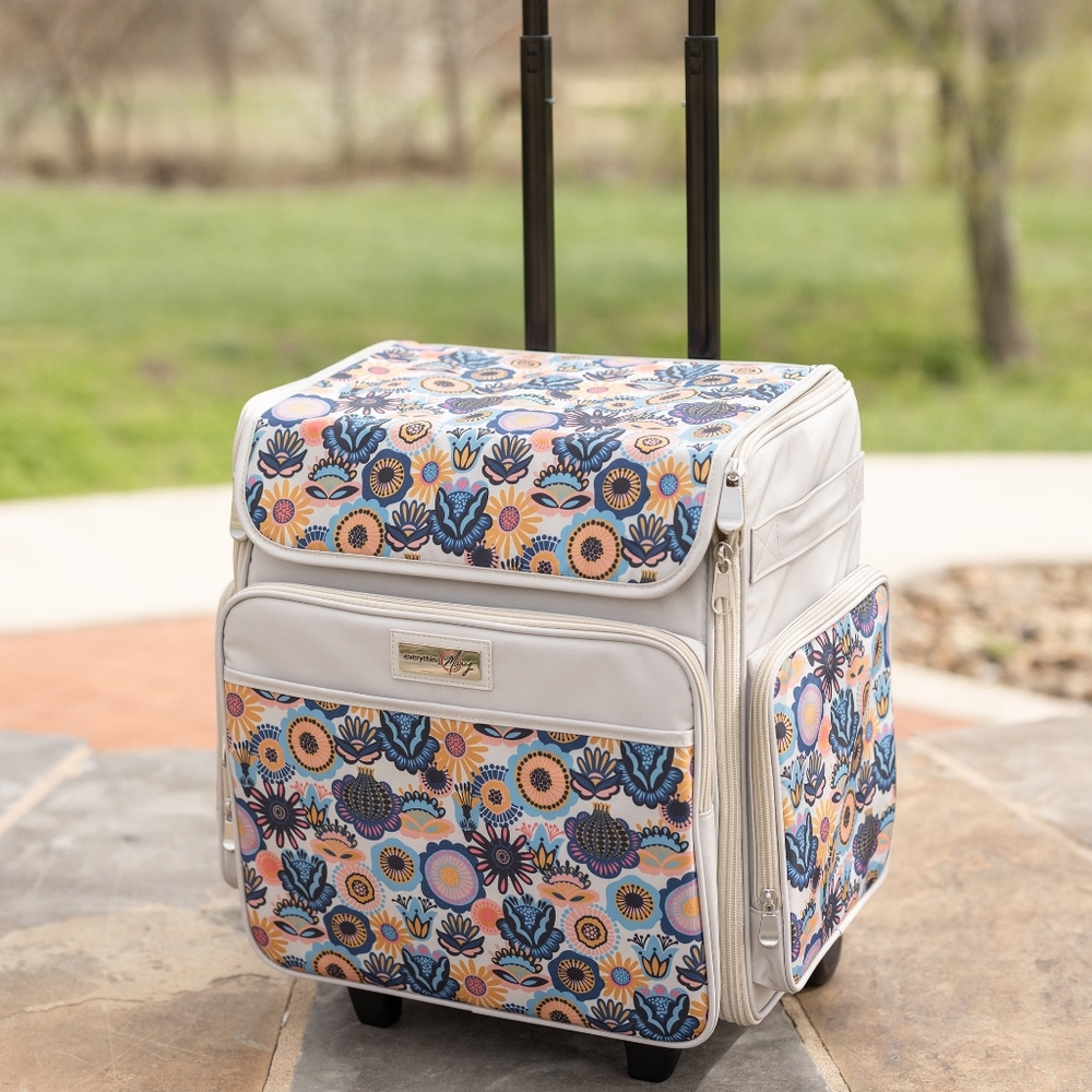 Everything Mary Rolling Craft Bag, Floral